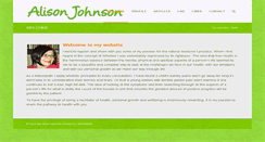 Desktop Screenshot of alisonjohnson.com.au